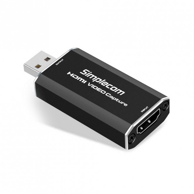 SIMPLECOM DA315 HDMI to USB 2.0 Video Capture Card Full HD 1080p for Live Streaming Recording – Elgato, Avermedia