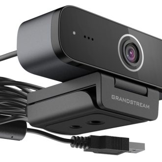 GRANDSTREAM GUV3100 Full HD USB Webcam, 2 Built in Microphones, 1080p at 30fps, 1.8m USB Cable, Teams, Zoom, 3CX, 1 Meter Voice Pickup