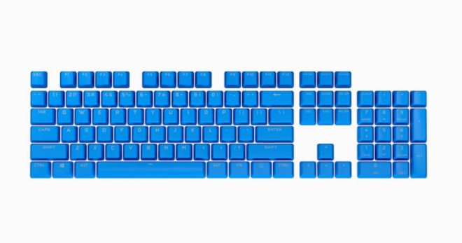CORSAIR PBT Double-shot Pro Keycaps – Keyboard – Elgato Blue