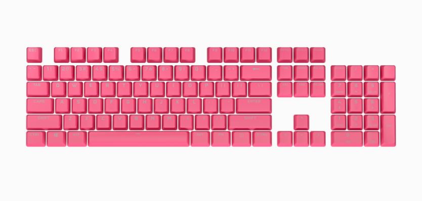 CORSAIR PBT Double-shot Pro Keycaps – Keyboard – Rogue Pink