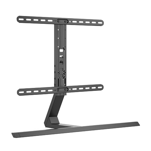 Contemporary Aluminum Pedestal Tabletop TV Stand Fit 37′-75′ TV Up to 40kg VESA 200×200,300×200,400×200,300×300,400×300,400×400,600×400