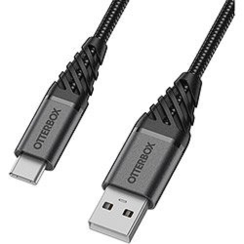 USB-C to USB-A Cable 2M – Premium – Dark Ash Black ( USB A to USB C ) – Rugged, tough