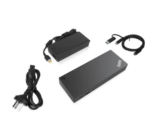 ThinkPad Hybrid USB-C with USB-A Dock – Docking station – USB-C – 2 x HDMI, 2 x DP – GigE – 135 Watt – for Tablet 10; ThinkPad E480; L380; L380