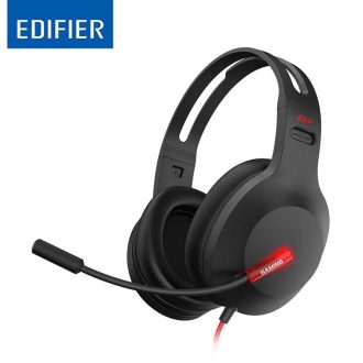 EDIFIER G1 USB Professional Gaming Headset with Microphone – Noise Cancelling Microphone, LED lights – Ideal for PUBG, PS4, PC