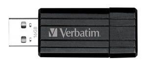 VERBATIM Store’n’Go Pinstripe USB Drive 16GB (Black)