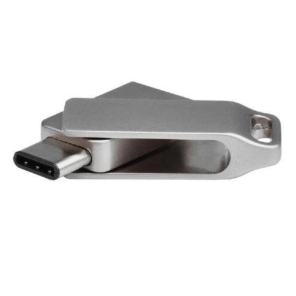 Shintaro USB-C OTG Pocket Disk drive – Works with USB-C, USB Type-C, USB-A, USB 3.0 – 128GB