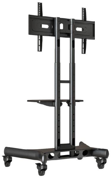 Atdec mobile TV Cart Black – AD-TVC-45 – Supports Up to 65″45kg – Adjustable height