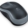 Logitech Wireless Mouse M185, 3 Button, Optical, 1000 DPI, USB Receiver, Scroll Wheel, Colour: Grey, 2.4GHz – Limited Stock