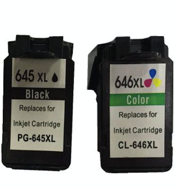 Remanufactured Value Pack (1 x PG645XL Black & 1 x CL646XL Colour) *New Chip