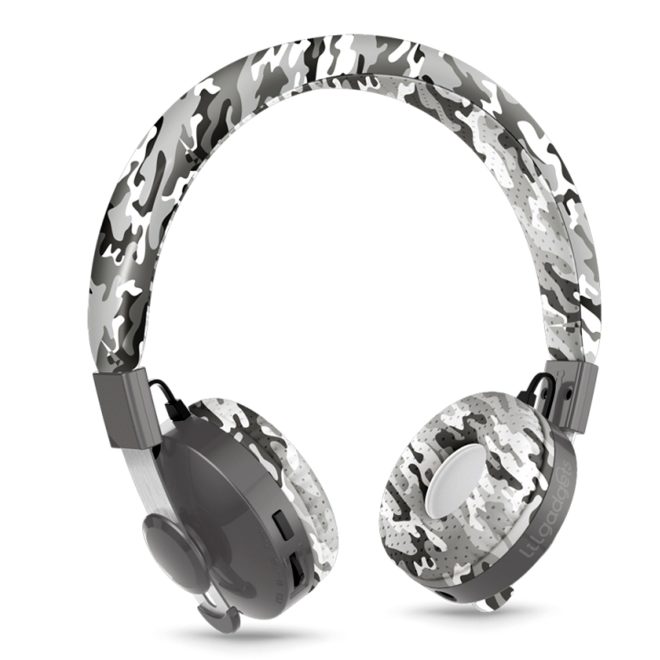 LilGadgets Untangled Pro Premium Children’s Wireless Headphones – Snow Camo