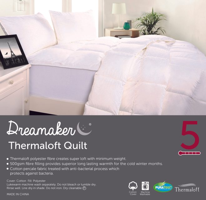 Thermaloft Quilt 500Gsm Bed – SINGLE