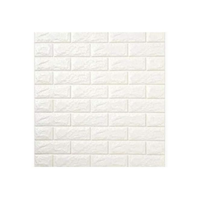 Decorative 3D Foam Wallpaper Panels 10PCS – White Brick