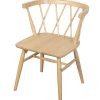 Sierra Cross Back Oak Chair – Set of 2 (Natural)