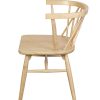 Sierra Cross Back Oak Chair – Set of 2 (Natural)