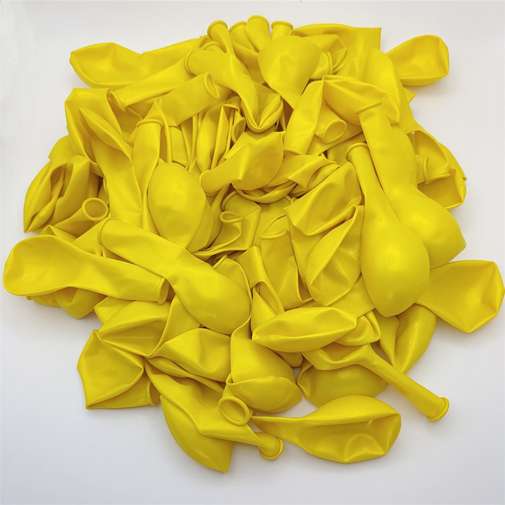 100PCS 5” Latex Balloon Set Birthday Wedding Party Decoration – Pearlized Yellow