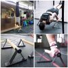 1 Pair Parallettes Set Push-up Parallel Bar Stretch Double Rod Stand Fitness