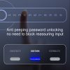 Smart Fingerprint Door Lock Electronic Handle Digital Password Bluetooth Key APP. – Black