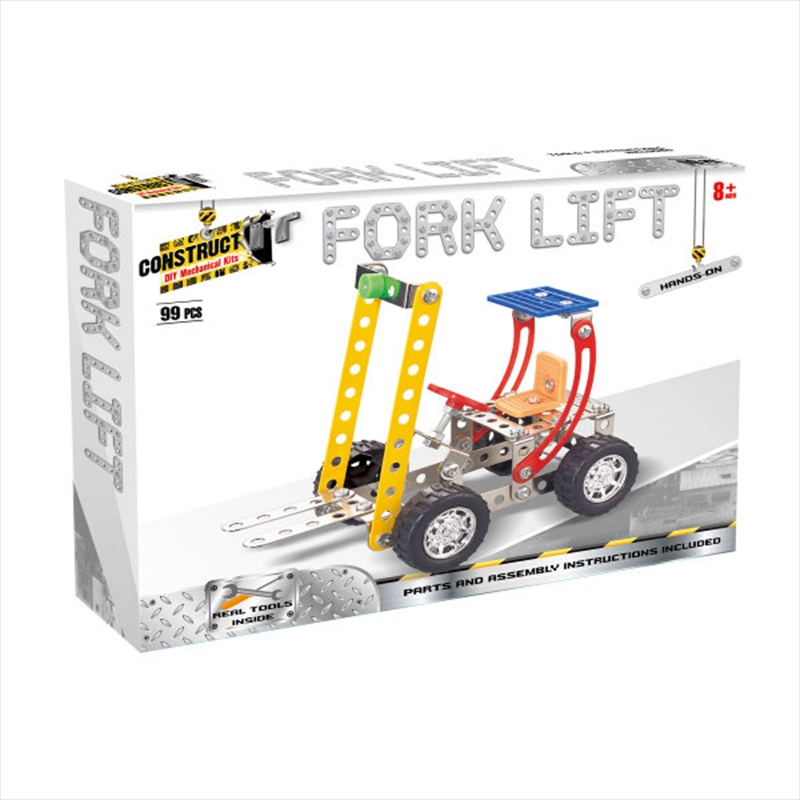 Construct-It! – Fork Lift, 99-Piece Metal Building Set