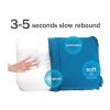 Self Inflating Camping Pillow with Ergonomic Support – Gold