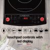 Electric Induction Portable Cooktop Ceramic Hot Plate Kitchen Cooker 10AMP