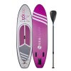 SEACLIFF 10ft Stand Up Paddleboard Paddle Board SUP Inflatable Standing Blow 10′ – Purple and Pink and White