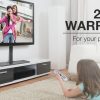 FORTIA TV Stand Mount 37-55 Inch Television Small Modern Universal Up to 55″