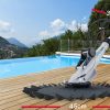 Aurelaqua Swimming Pool Cleaner Floor Climb Wall Automatic Vacuum 10M Hose – White