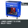 BULLET 8 Drawer Tool Box Cabinet Chest Storage Toolbox Garage Organiser Set – Blue