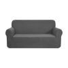 GOMINIMO Polyester Jacquard Sofa Cover – Grey, 2 Seater