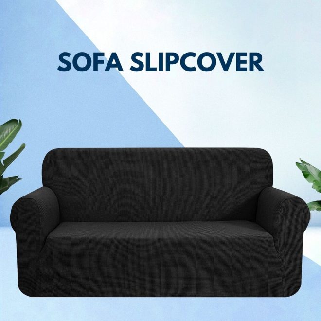 GOMINIMO Velvet Sofa Cover – Blush Brown, 2 Seater