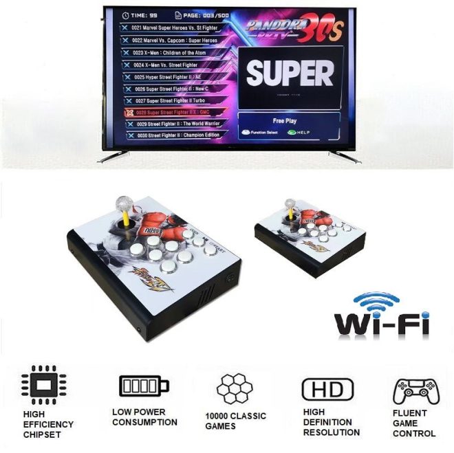 2022 10000 Games Pandora’s Box Video 3D Game HD Video Arcade Consoles Gamebox