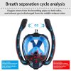 Snorkel Mask Safe Double Breathing System Full Face Snorkeling Anti Leak/Fog AU – Small