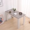 Dining Table Rectangular Wooden 120M – Grey and White