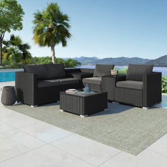 Modular Outdoor Wicker Lounge Set