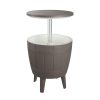 Taupe Cooler Table