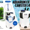 Aquarium UV Light External Canister Filter – 1400L/H + Media Kit