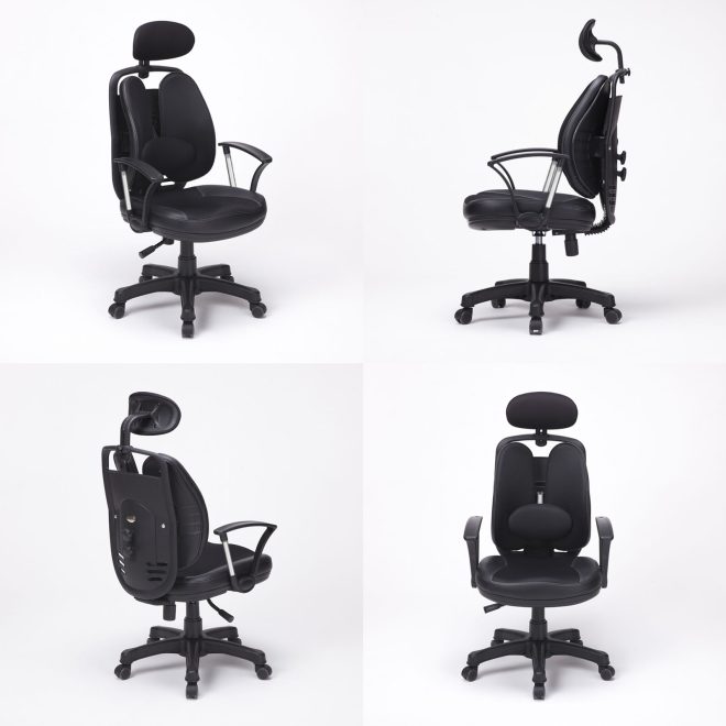 Korean Office Chair Ergonomic SUPERB – Black