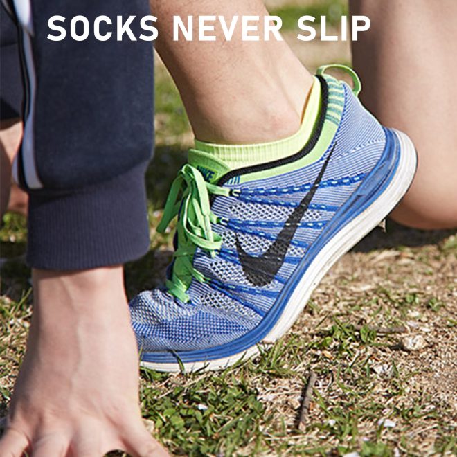4 Pack Seamless Sport Sneakers Socks Non-Slip Heel Tab – Large, MULTICOLOUR