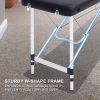 Portable Beauty Massage Table Bed Therapy Waxing 2 Fold 55cm Aluminium – Black