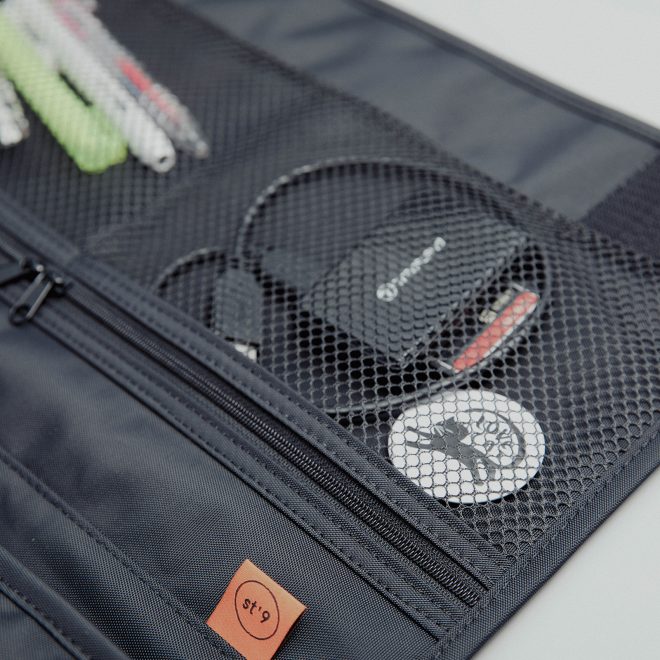 ST’9 L size 15.6/16 inch Laptop Sleeve Padded Shoulder Bag Travel Carry Case LATO – Black