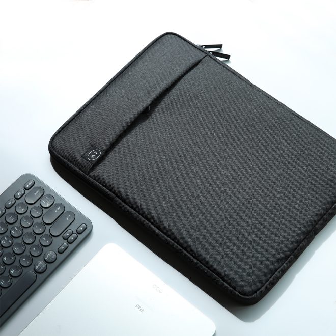 ST’9 Laptop Sleeve Padded Travel Carry Case Bag LUKE – 27.5×38.5×2.5 cm, Black