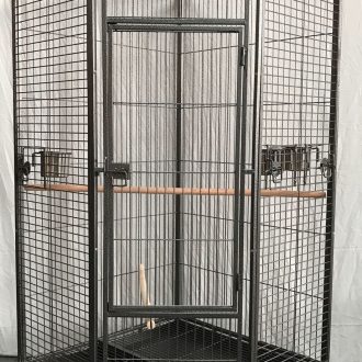 162cm Large Corner Bird Cage Pet Parrot Aviary Perch Castor Wheel