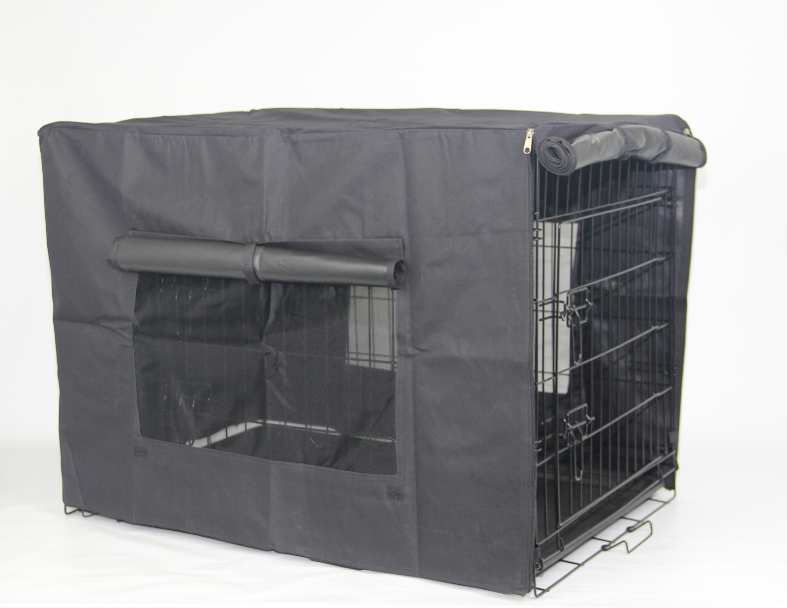 42′ Portable Foldable Dog Cat Rabbit Collapsible Crate Pet Rabbit Cage with Cover