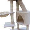 120 cm Multi level Cat Kitten Scratching Post Tree – Beige
