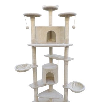 200 cm Cat Scratching Post Tree Scratcher Corner Tower Furniture