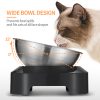 2 x M Stainless Steel Pet Bowl Water Bowls Portable Anti Slip Skid Feeder Dog Rabbit Cat
