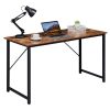 Computer Desk, Sturdy Home Office Gaming Desk for Laptop, Modern Simple Style Writing Table, Multipurpose Workstation