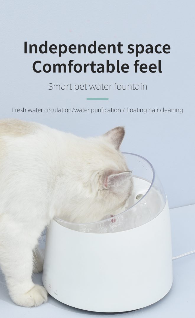 Electric Pet Dog Cat Water Fountain Automatic Self-Clean Water Fountain 1.5L