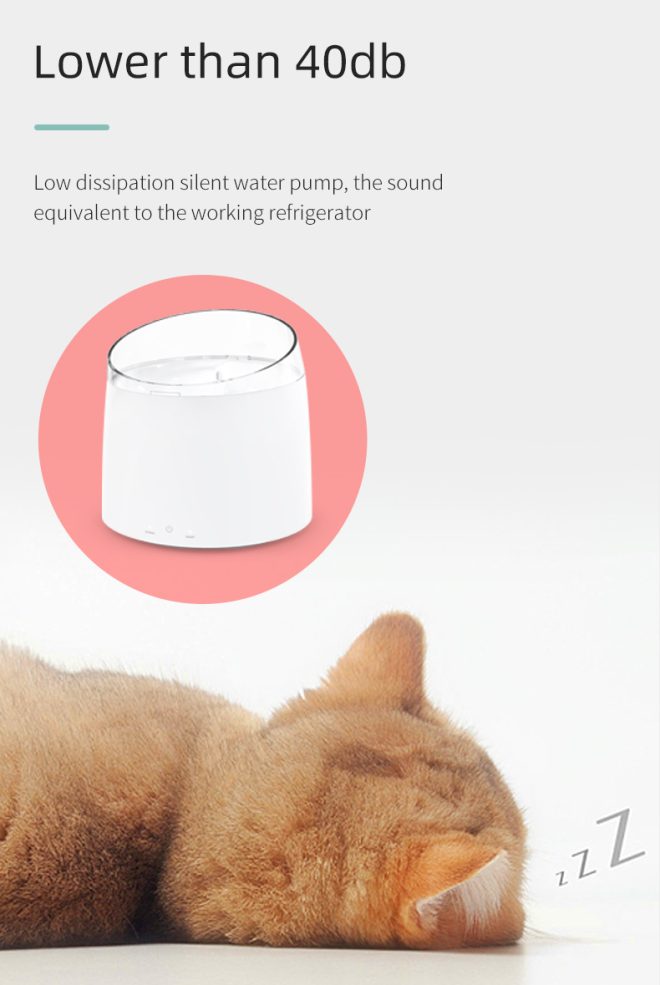 Electric Pet Dog Cat Water Fountain Automatic Self-Clean Water Fountain 1.5L
