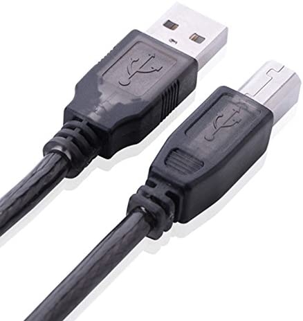 USB 2.0 A Male to B Male Active Printer Cable (Black) – 15m